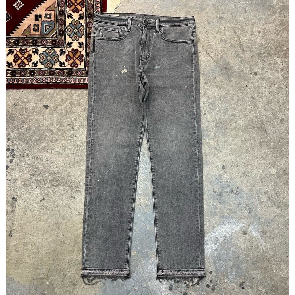 Levi's 502 Regular Tapered Fit Men's Jeans Grey Denim Pants 31x31 SAMPLE Rare